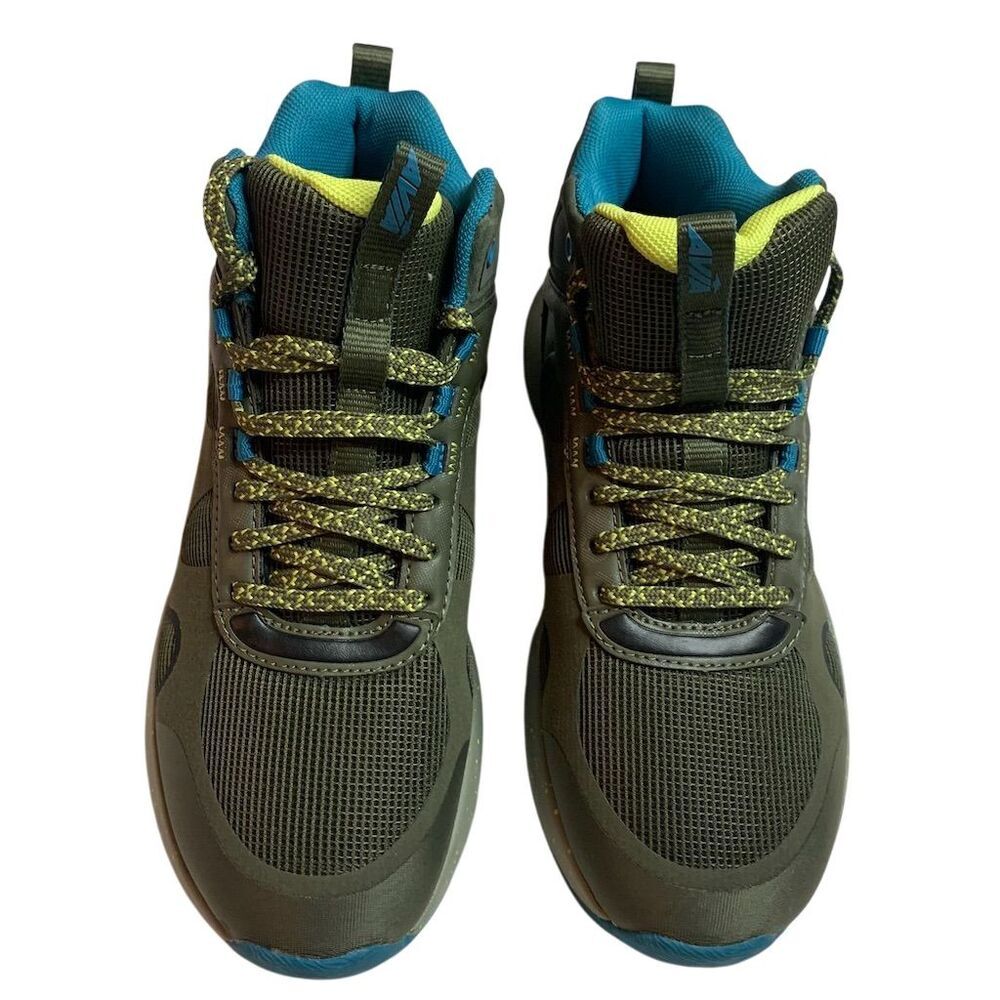 Avia VAMP Women's Olive Green and Gray Ankle Trail Walking Shoes